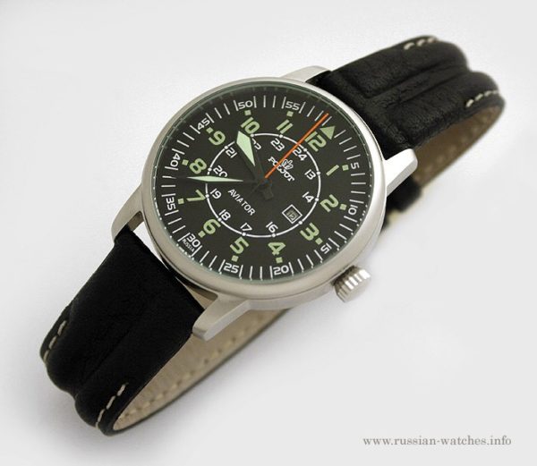 Russian mechanical watch POLJOT AVIATOR Z2014A-3