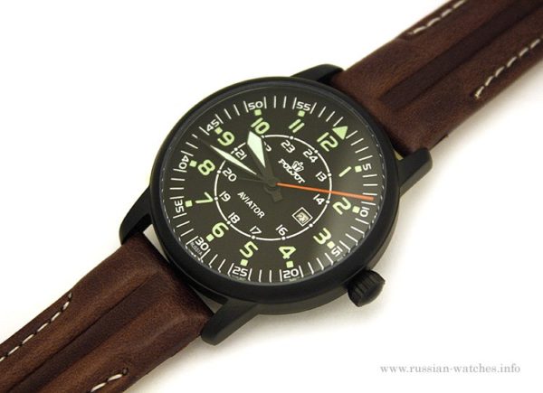 Russian mechanical watch POLJOT AVIATOR Z2014A-4