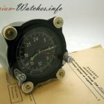 Russian 24 hour Aircraft Military Clock 129 ChS 55M
