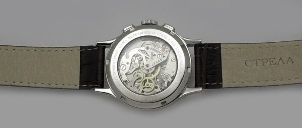 Russian Mechanical Chronograph Watch POLJOT STRELA 31681 Black