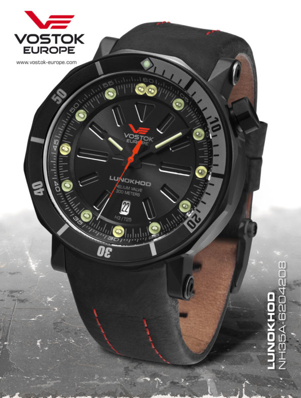 Vostok-Europe Lunokhod 2 Automatic Watch Tritium Tube NH35A / 6204208