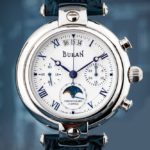 Russian Chronograph Watch BURAN 31679 Moonphase White