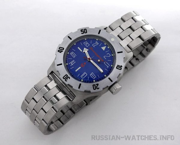Vostok Komandirskie K-35 Russian Automatic 24-Hours Watch 2431.01 / 350642