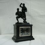 Russian Clock Molnija Football Kasli Sculpture USSR 1961