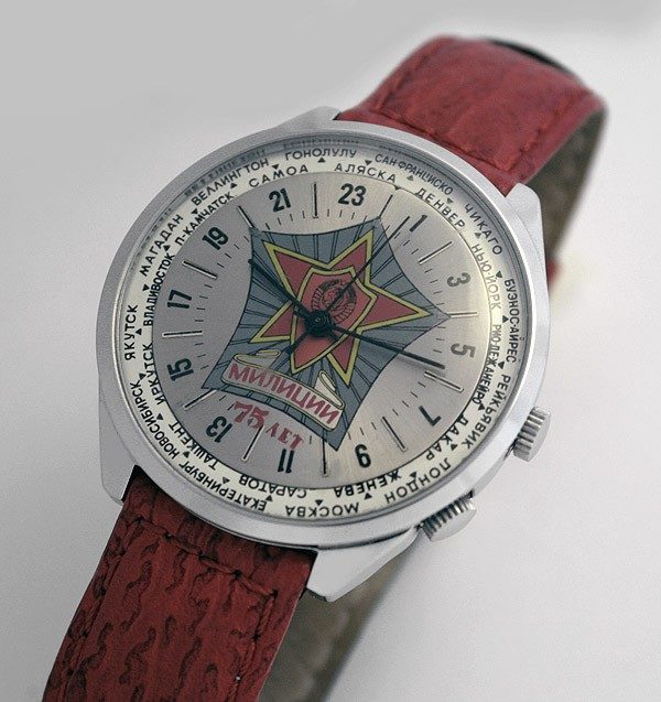Russian 24-hours mechanical watch Raketa “Russian Police 75th anniversary”
