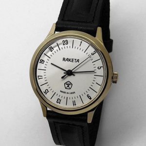 Raketa CLASSIC 24-hour mechanical watch (white2)