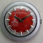 Soviet mechanical watch RAKETA Olympic Games Moscow 1980 USSR