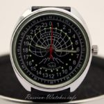 Russian 24 hour watch, Raketa Polar Bear black