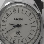 Russian 24-Hours Mechanical Military Watch RAKETA World Time White