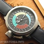Russian 24-hours mechanical self-winding watch Sputnik 1957 4col3