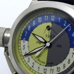 Russian 24-hours mechanical self-winding watch Sputnik 1957 pmam 45 mm
