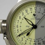 Russian 24-hours mechanical self-winding watch Sputnik 1957 yg 45 mm
