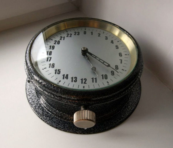 Soviet Military Navy Submarine 24-Hours Clock