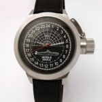 Russian 24-hour mechanical watch Submarine Shchuka-B Black 45 mm