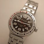 vostok amphibian 420335 russian diver automatic watch