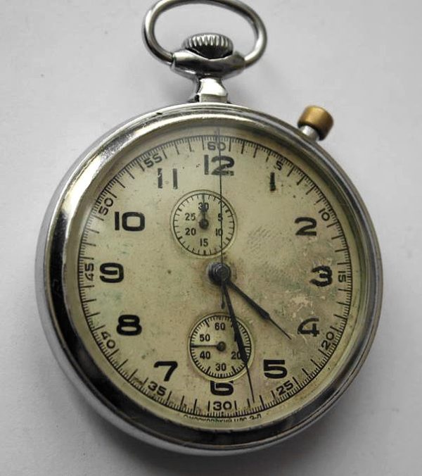 Soviet Military Chronograph 2nd Moscow Watch Factory USSR 1957