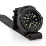Russian Chronograph Watch Pilot Aviator BORTOVIE 3133 Black/Green