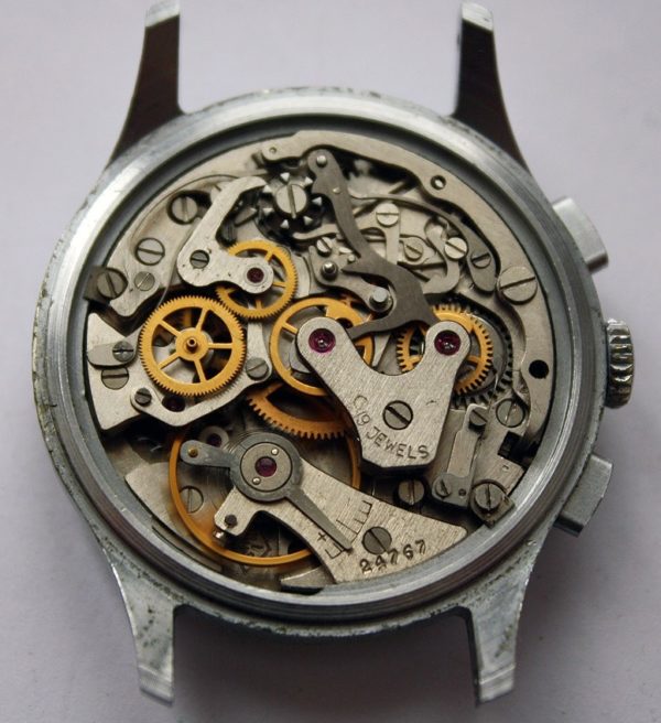 Soviet Vintage Poljot 3017 Military Chronograph Watch