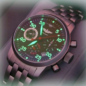 Russian Chronograph Watch Pilot Aviator Berkut 31681 w/ stainless steel band