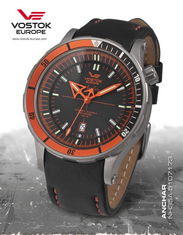Vostok-Europe Anchar Diver Watch Titanium NH35A / 5107173