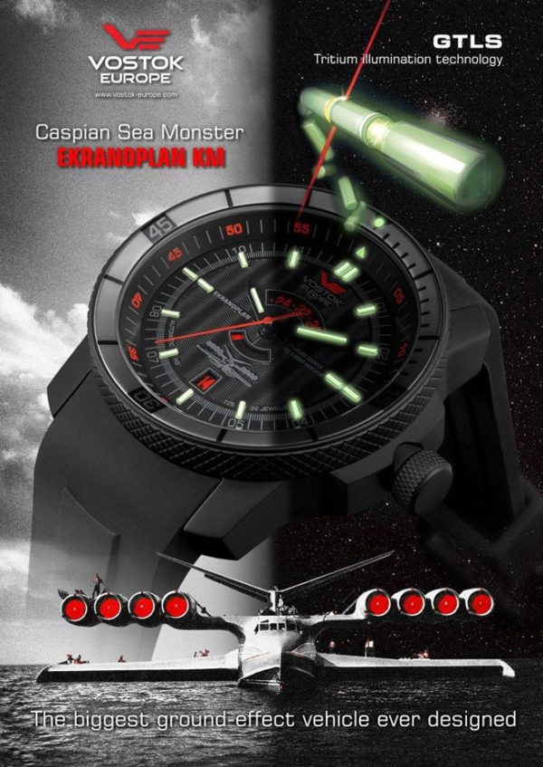 Vostok-Europe Automatic Watch Ekranoplan Caspian Sea Monster 2432.01 / 5454108