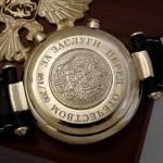 Russian chronograph watch Poljot 3133 PRESIDENT PUTIN Perl Dial