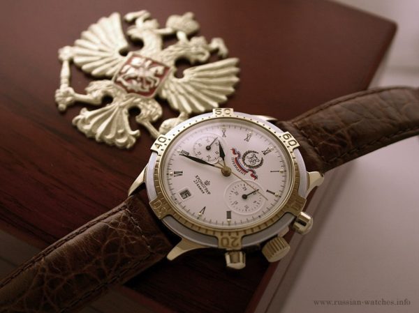 Russian chronograph watch Poljot PRESIDENT YELTSIN