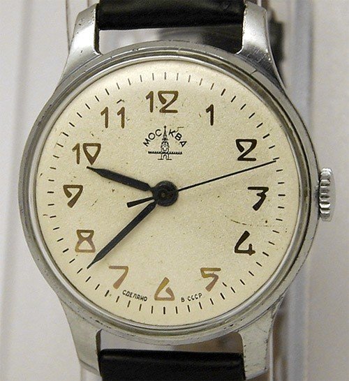 Soviet mechanical watch Pobeda Moscow Kirova 1955
