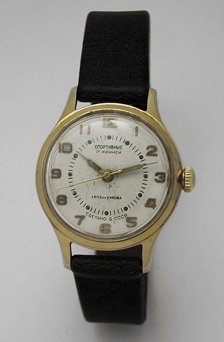 Soviet mechanical watch Sportivnie Kirova USSR 1958