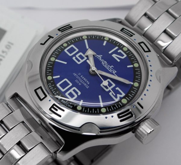 Russian automatic watch VOSTOK AMPHIBIAN 2415.01 / 100815
