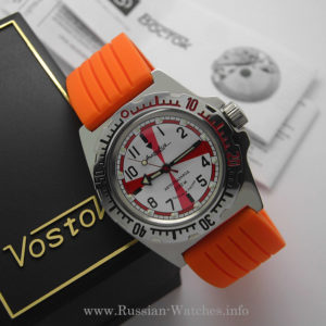 Russian automatic watch VOSTOK AMPHIBIAN Radio Room 2415 / 110750 silicone