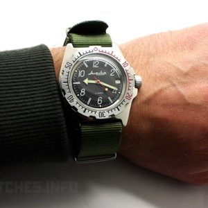 Russian automatic watch VOSTOK AMPHIBIAN 2416 / 110909 NATO strap
