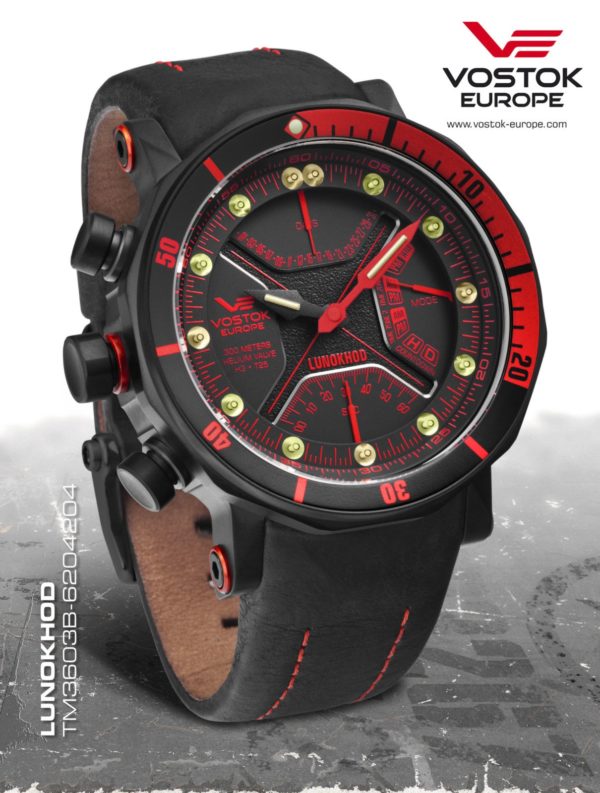 Vostok-Europe Lunokhod 2 Multi-Function Quartz Diver Watch TM3603 / 6204204