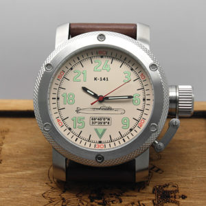 Russian 24 hour watch, K-141 Kursk Submarine, Automatic 47 mm