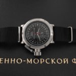 Russian 24-hours watch Submarine Shchuka-B Black 45 mm