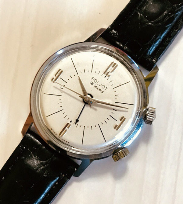 Poljot 2612 alarm watch, USSR 1970s