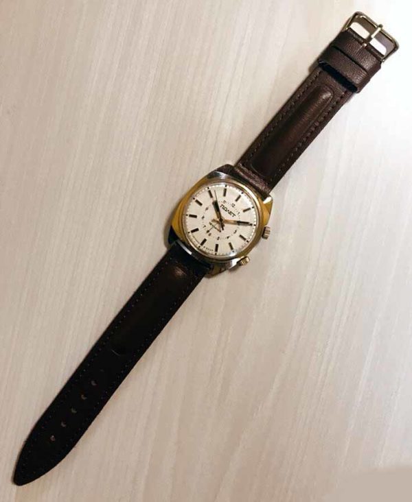 Poljot 2612 alarm watch, USSR 1983
